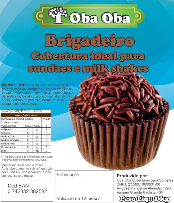 Rotulo Bag Brigadeiro