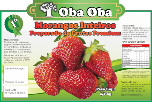 Rotulo Balde Morangos Inteiros Rotulo Balde Morangos Inteiros